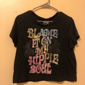 Vintage styled crop top